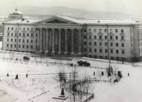 Площадь Ленина, снимок сделан около 1955 года