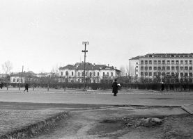 Площадь Ленина в апреле 1962 года