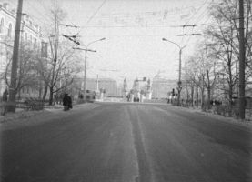Ледовой городок на Площади Ленина