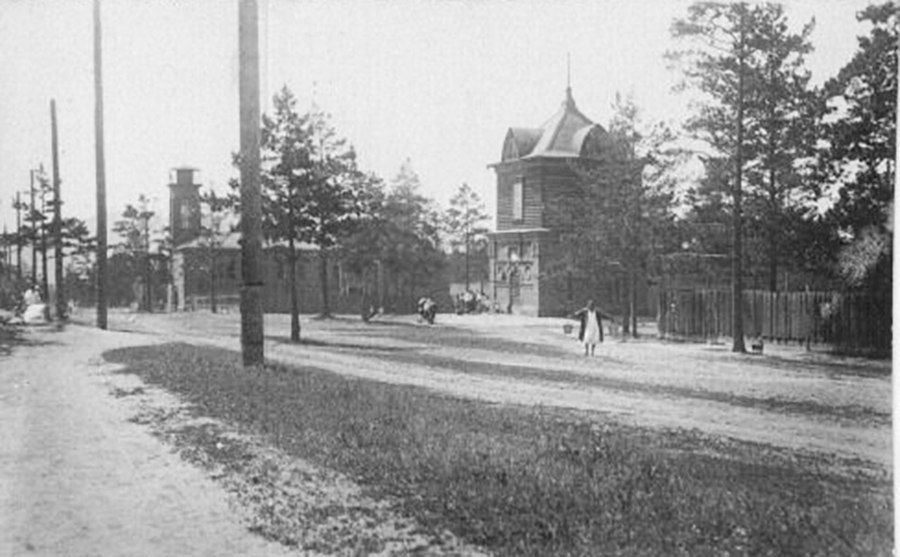 Городской колодец и пожарная каланча в Чите